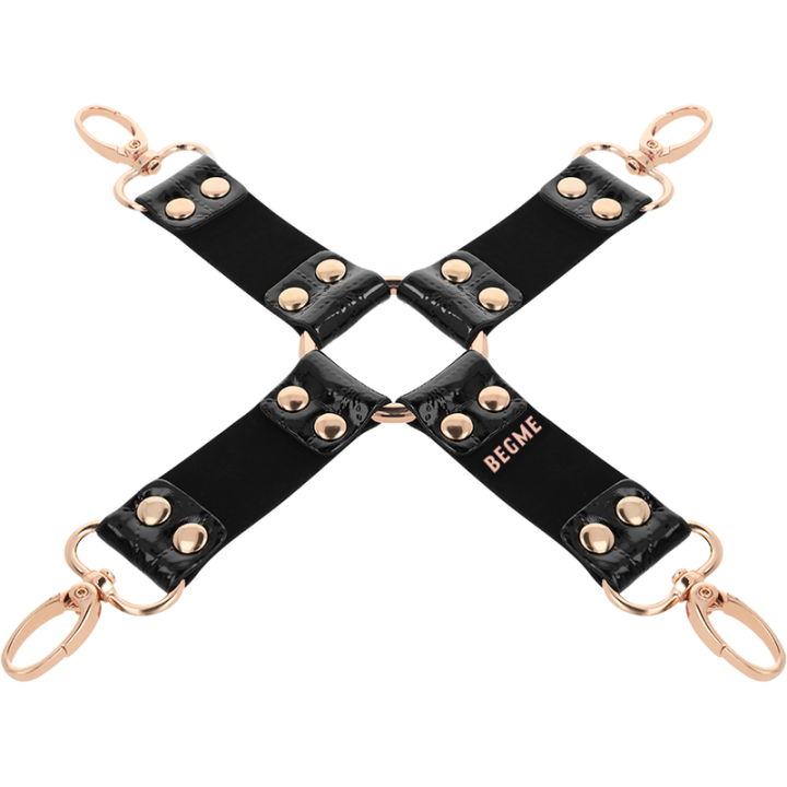 Begme - Black Edition Vegane Leder-Hog-Krawatte