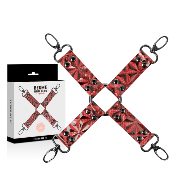 Begme - Cravatta di Maiale in Pelle Vegana Premium Edizione Rossa