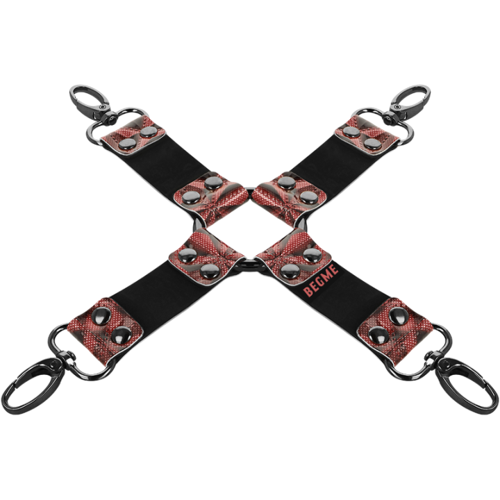 Begme - Red Edition Premium Veganes Leder-Schweinekrawatte