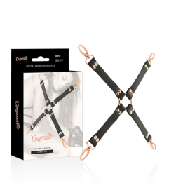 Coquette Chic Desire - Cravate de Porc Fantaisie en Cuir Végétal