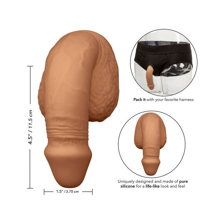 Calexotics - Silicone Packing Penis 12.75 cm Caramel
