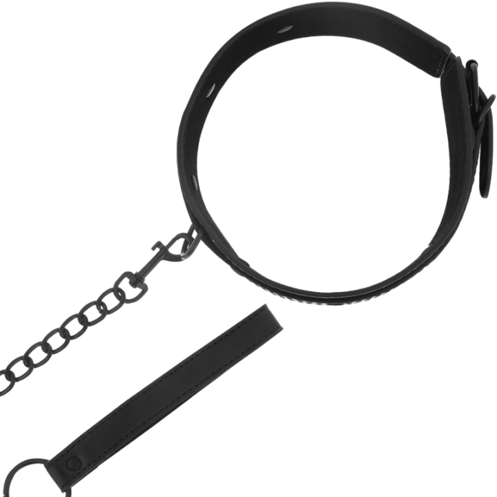 Intense - Fetish Collier en Cuir Vegan