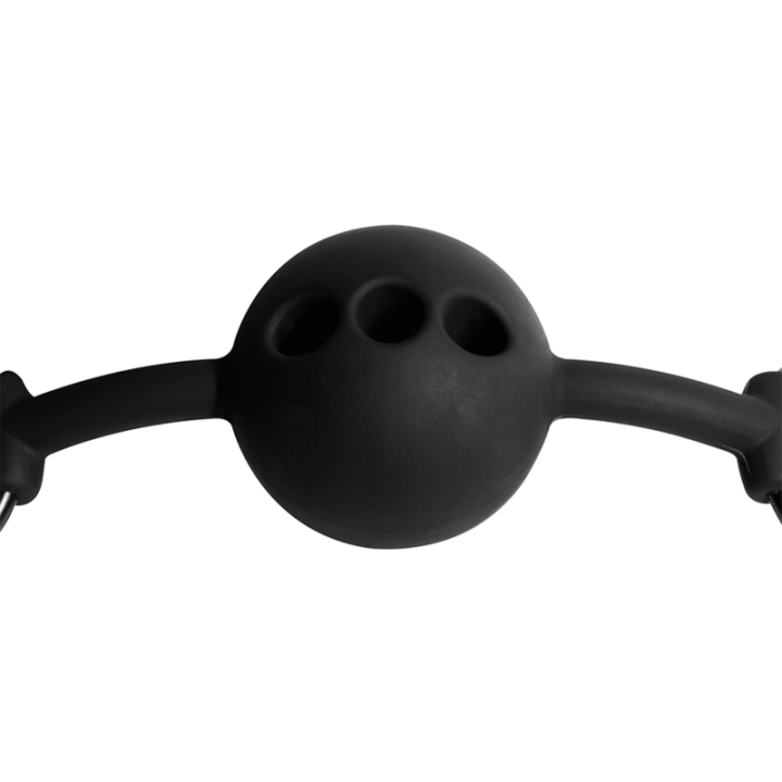 Fetish Submissive Bondage - Mordaza de Bola de Silicona Transpirable