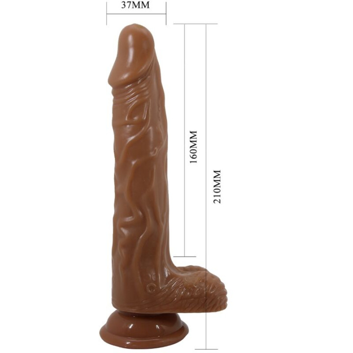 Baile - Bodach Realistischer Vibrator Mit Fernbedienungssaugnapf