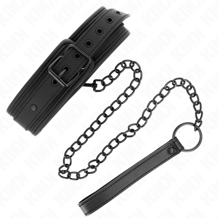 Kink - Neopren Bondage Halsband Modell 1 Mit Gürtel 78 cm Verstellbar 37,5 x 49,5 cm
