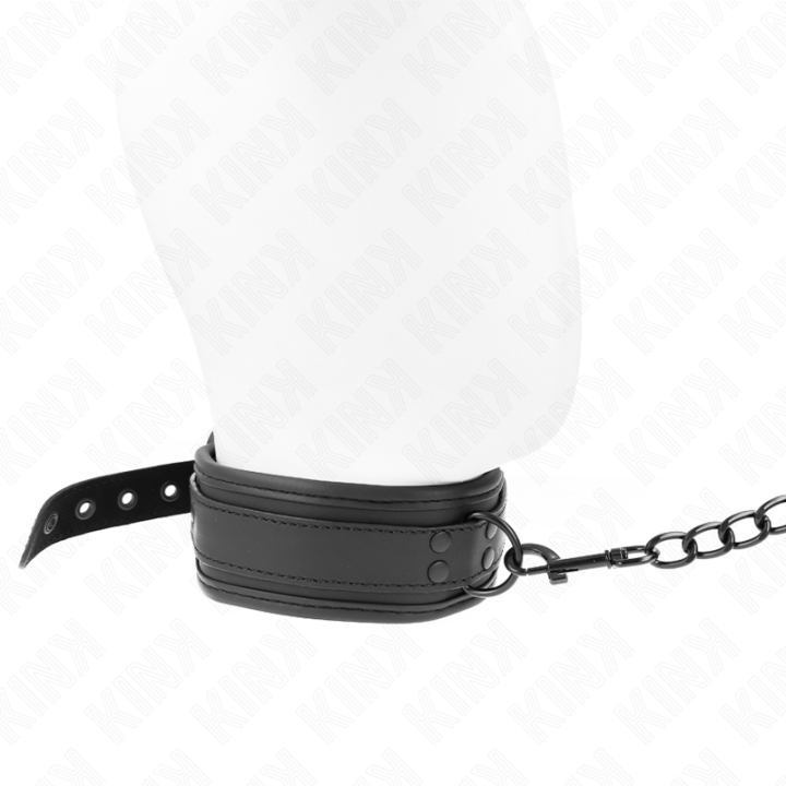 Kink - Colar de Neoprene Bondage Modelo 1 Com Cinto 78 cm Ajustável 37,5 x 49,5 cm
