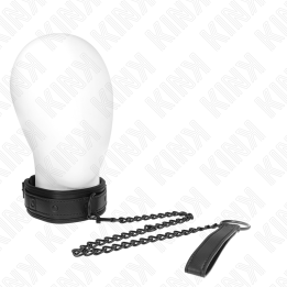 Kink - Neopren Bondage Halsband Modell 2 Mit Gürtel 78 cm Verstellbar 37,5 x 49,5 cm
