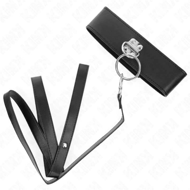 Kink - Colar Estudded 116 cm Com Alça de Couro 50 x 5 cm