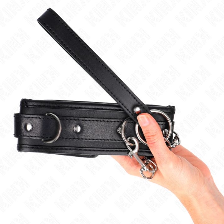 Kink - Basismodell Halsband Mit Leine 65 cm Modell 1 53 x 6 cm
