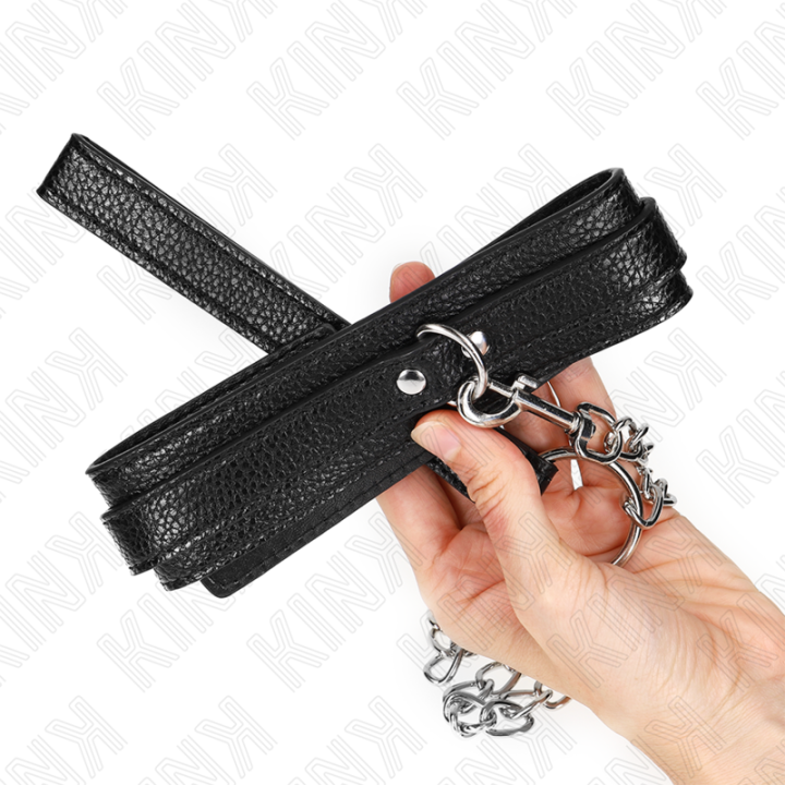 Kink - Snake Pattern Necklace With Leash 65 cm