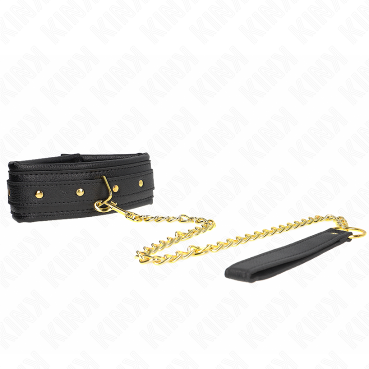 Kink - Collana Con Cinturino in Similpelle Spugna Modello 1 Regolabile 37-54 cm x 3 cm