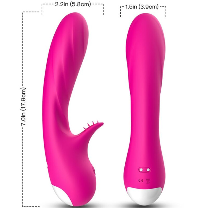 Armony - Vibratore Romance Con Stimolatore Fucsia