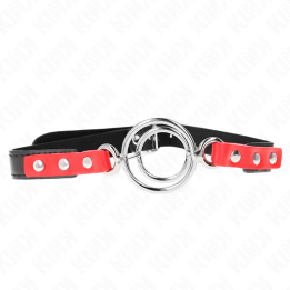 Kink - Gag Con o-Ring Multipli 4/4,8 cm Rosso 38 x 56 cm