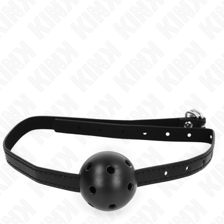 Kink - Simplicity Czarna Oddychajaca Pilka 4,5 cm Gag 62 x 1,5 cm