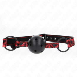 Kink - Kulka Wzór Diamentowy 4,5 cm Gag Model 2 64,5 cm Regulowana 42-60 cm