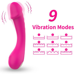 Armony - Wibrator Dildo g-Spot Silikonowa Fuksja