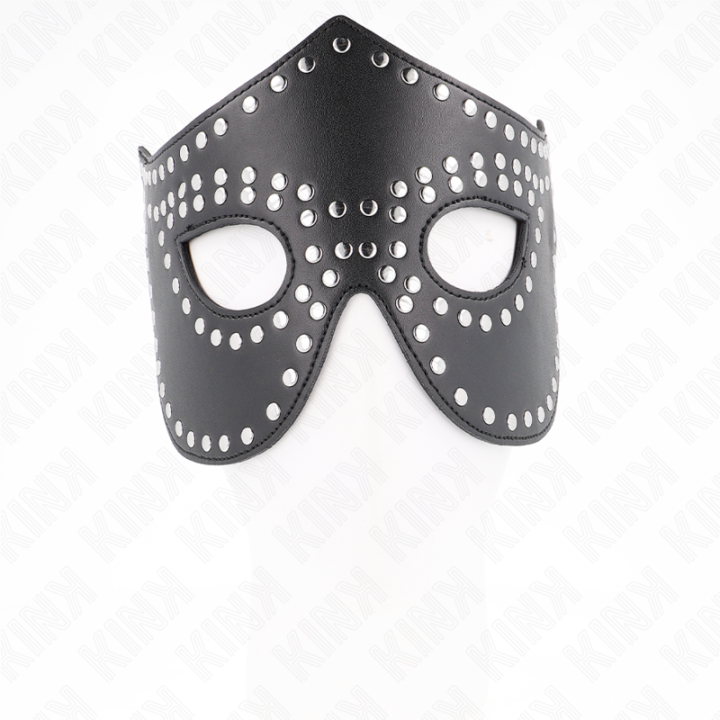 Kink - Masque en Cuirette à Rivets Modèle 2 30 x 12 cm