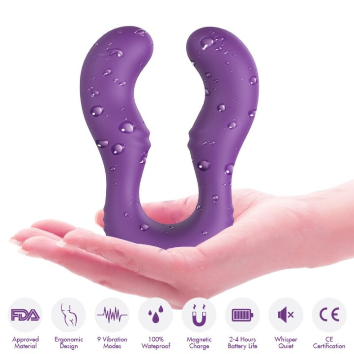 Armony - Seraph Vibrator Doppelte Fernbedienung Lila
