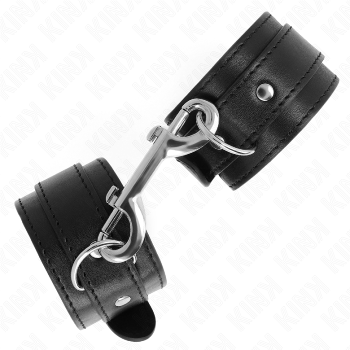 Kink - Appareils-Poignets - Rangée de Rivets Simple Noir Ajustable 17-28 cm x 5 cm