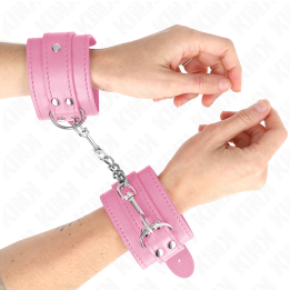 Kink - Resistenza da Polso Semplice Rosa Regolabile 20-23 cm x 5,5 cm
