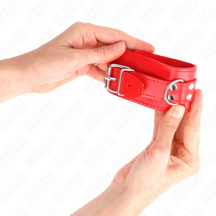Kink - Simple Wrist Restraints Red Adjustable 20-23 cm x 5.5 cm