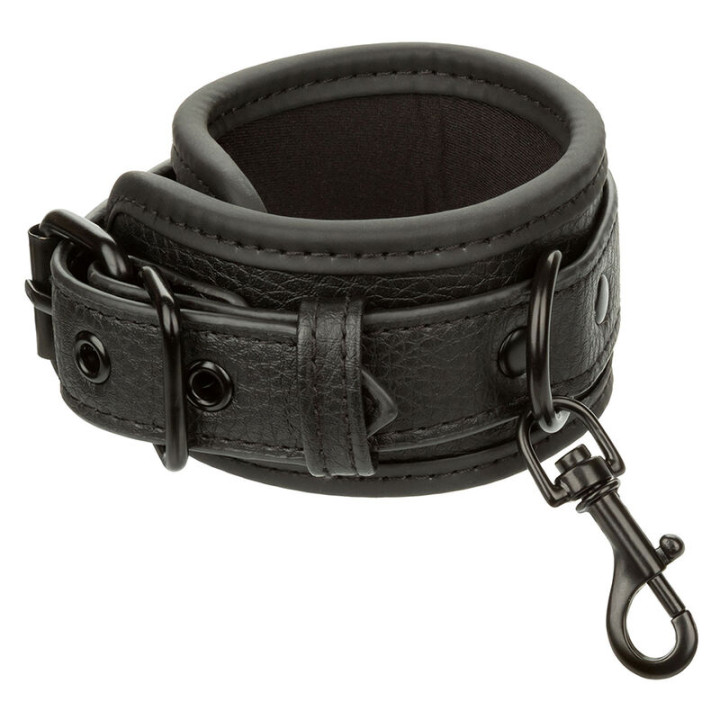 Calexotics - Nocturnal Poignets en Cuir Réglables Noirs