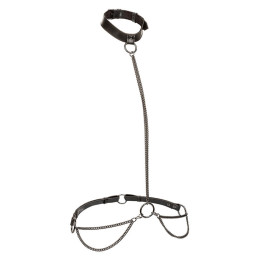 Calexotics - Euphoria Collar Halter y Correa Con Cadena Talla Plus