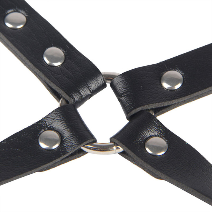 Subblime - 953690 Algemas Com Cinto de Bondage Preto Tamanho Único