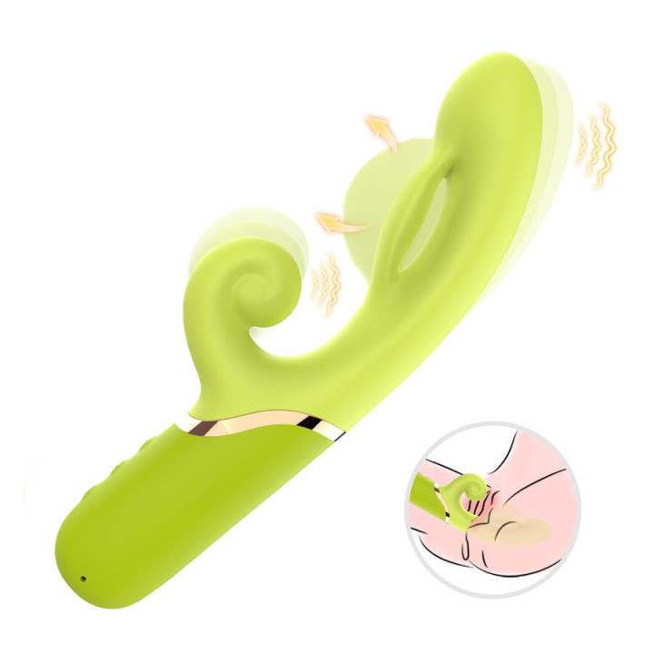 Armony - Aufblasbarer Punkt a Zum Stimulatorvibrator Grün