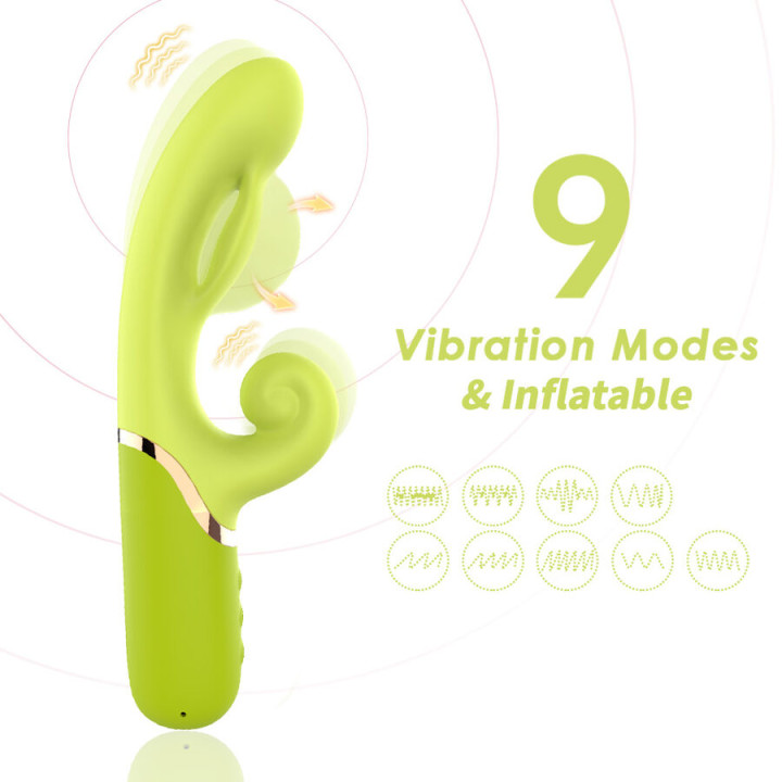 Armony - Inflabe Point a Para Estimulador Vibrador Verde