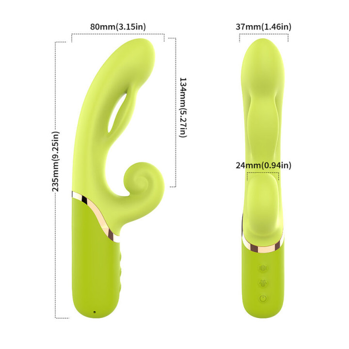 Armony - Gonfiatore Punto a Per Stimolatore Vibratore Verde