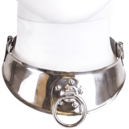 Metal Hard - Restraint Collar With Ring