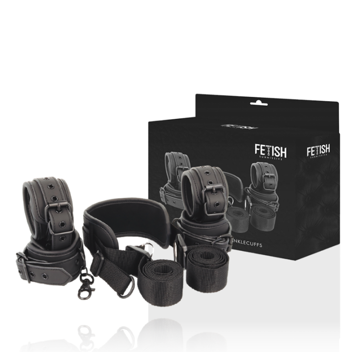 Fetish Submissive - Posizione Master Con 4 Manette Rivestite in Noprene