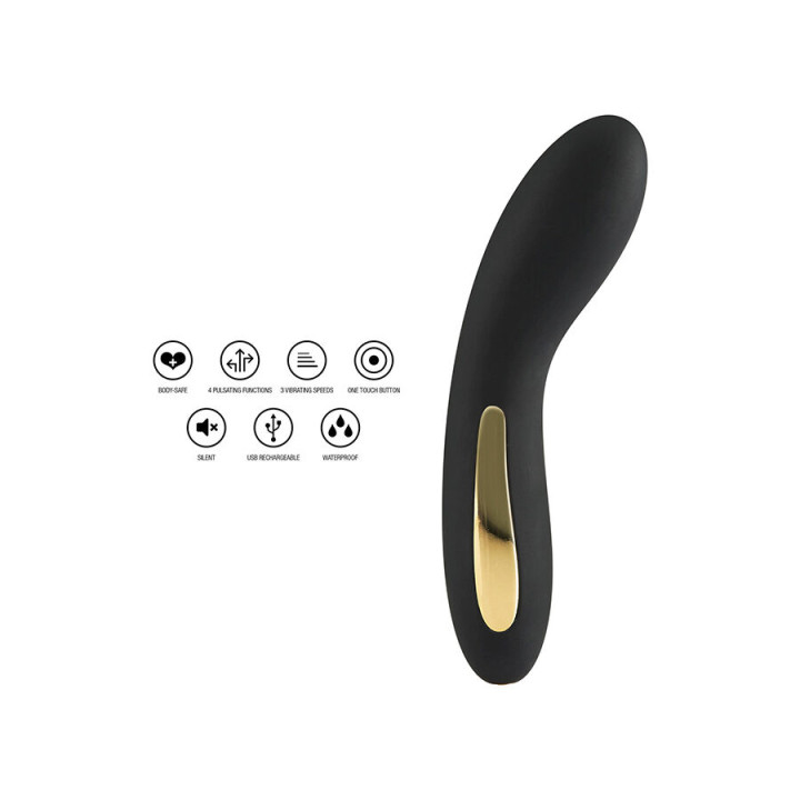 Toyjoy - Czarny Wibrator Luminate Light