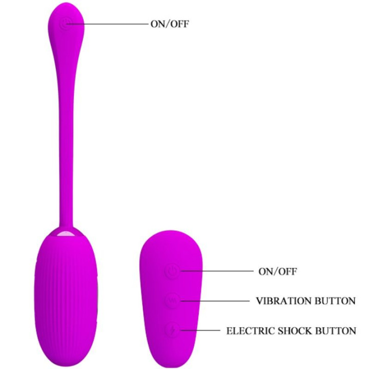 Pretty Love - Shock Fun Vibrating Egg And Electroshock