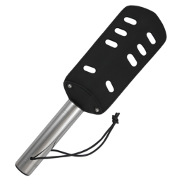 Metal Hard - Pagaia Originale in Cuoio e Metallo - Con Fori