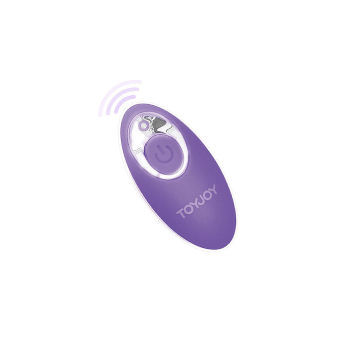 Toyjoy - Felicidade Meu Orgasmo Eggsplode Vibrador Roxo Controle Remoto