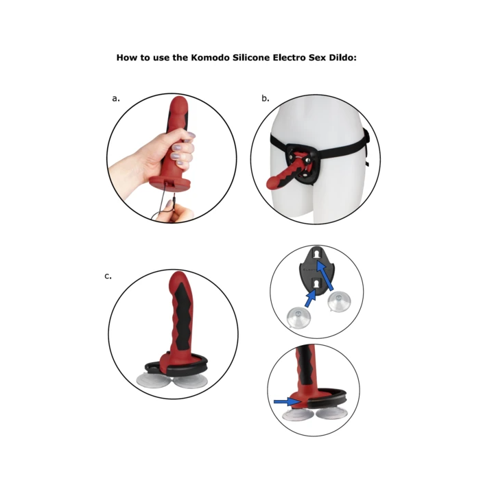 Electrastim - Fusion Komodo Dildo Silicona