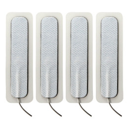 Electrastim - 4 x Pastiglie Autoadesive Lunghe 1.5 cm x 7.5 cm