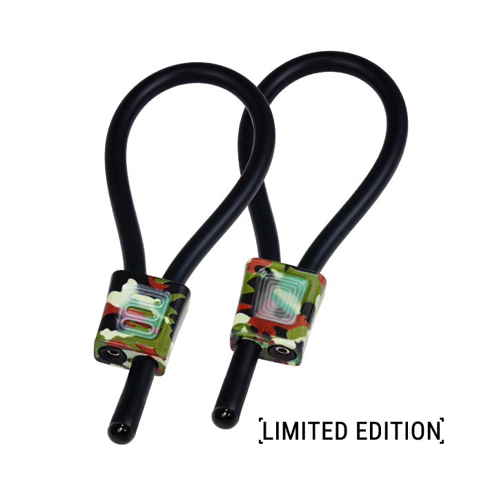 Electrastim - Anelli Per il Cazzo Regolabili Prestige Electraloops Camouflage