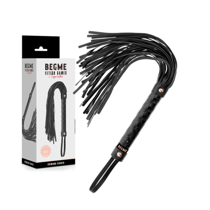 Begme - Black Edition Látigo Cuero Vegano