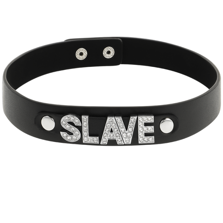 Coquette Chic Desire - Gargantilha de Couro Vegano Slave