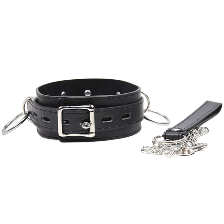 Ohmama Fetish - Collana di Sottomissione Con 3 Anelli