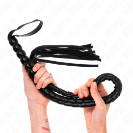 Kink - Fouet Serpent en Perles 80 cm