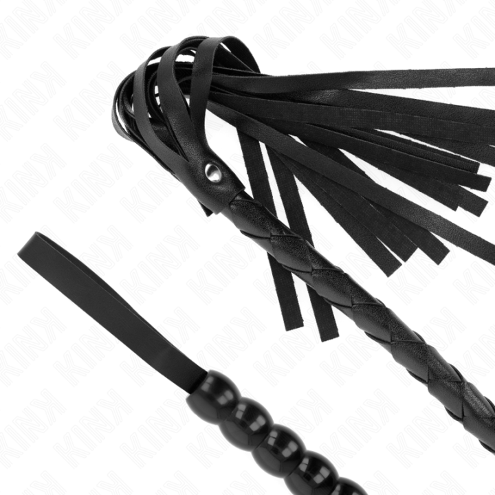 Kink - Fouet Serpent en Perles 80 cm