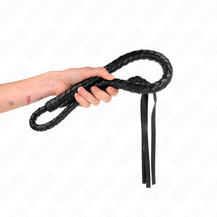 Kink - Lange Peitsche Mit Perlen 110 cm