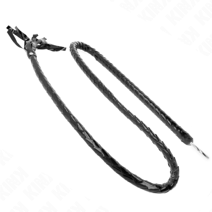 Kink - Fouet Long en Pvc Brillant 138 cm