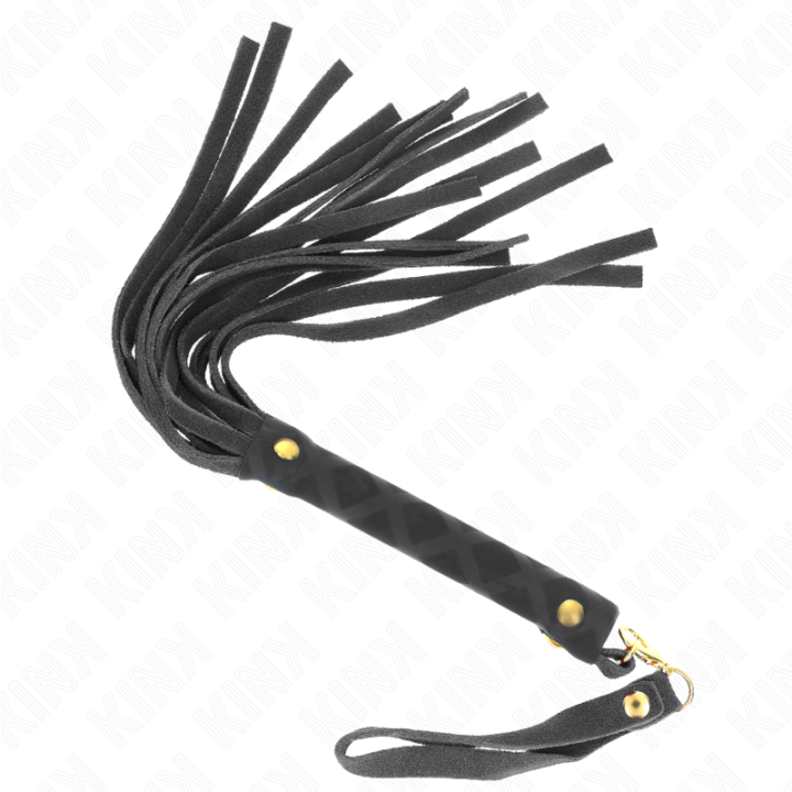 Kink - Black Suede Mini Whip 30 cm