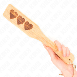 Kink - Palete de Bambu Design Coração 32 x 5,5 cm