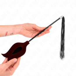 Kink - Chicote de Borla de Silicone Forma de Rosa 45 cm